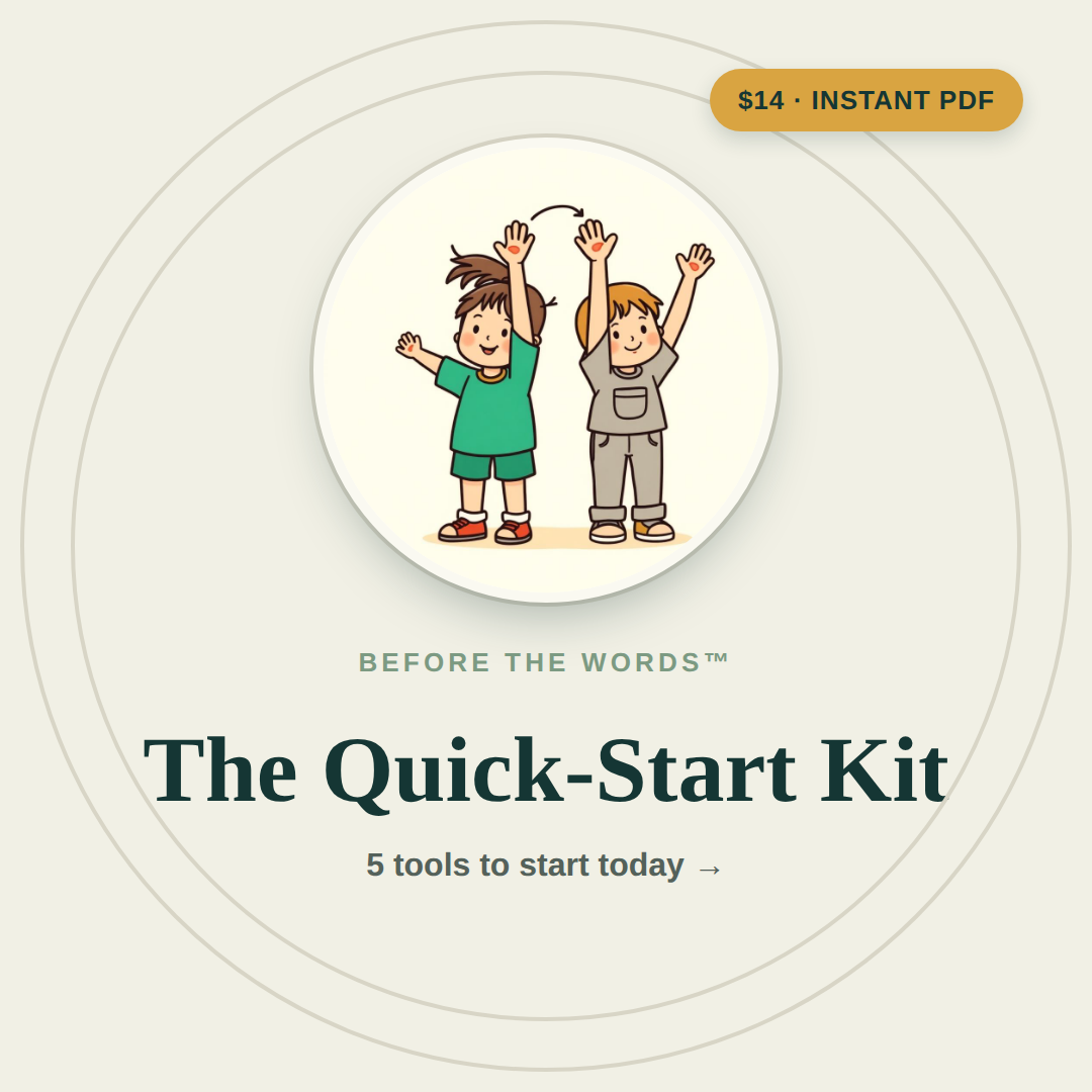 Before the Words Quick-Start Kit cover
