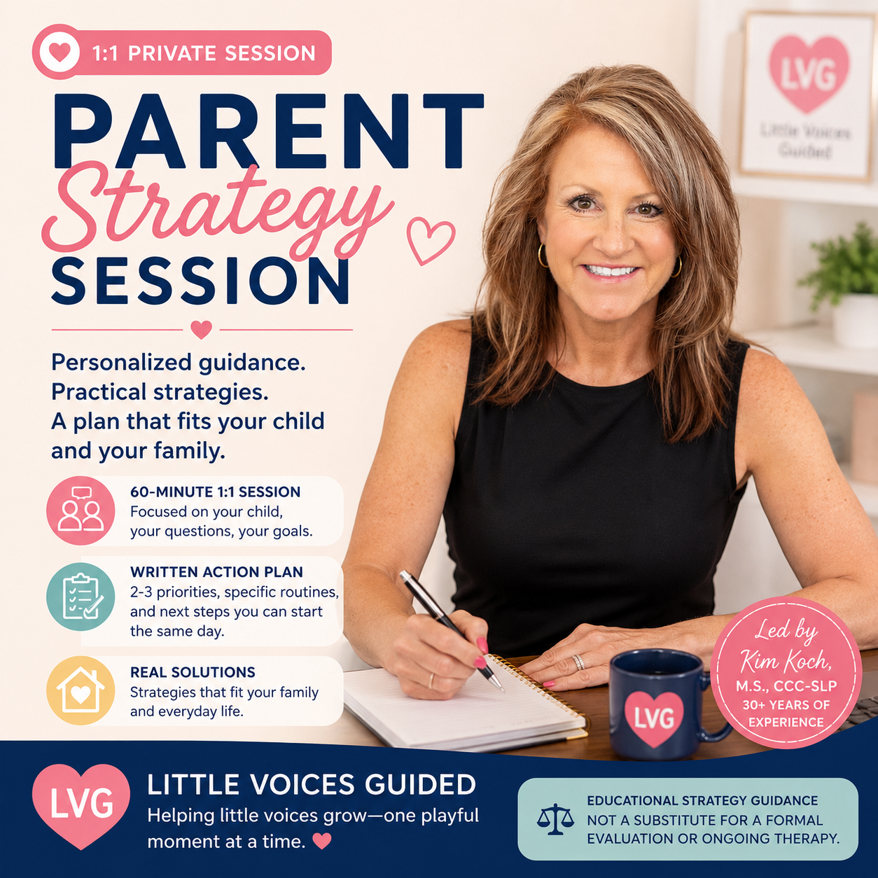 Parent Strategy Session with Kim Koch, M.S. CCC-SLP